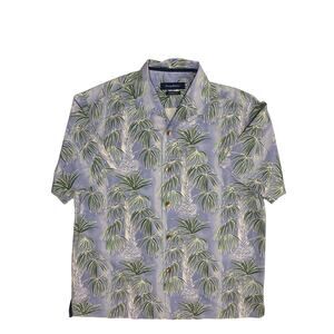 Tommy Bahama men's camp shirt “island zone” Silk blend Size L